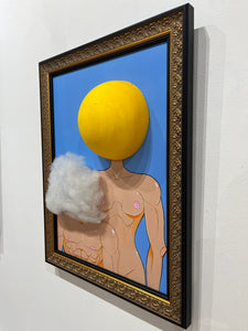 "Head In The Clouds" by Chad “Sorethumart” Wade, Mixed Media on Canvas