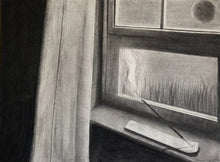 “Peaceful Night" by Catherine Erazo, Mixed Media on Paper