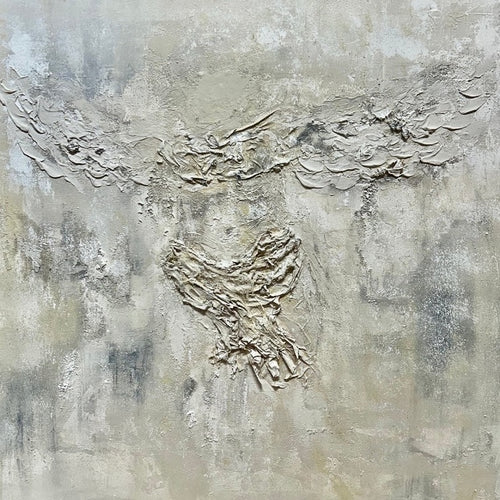 “Ready to Fly” by Carie Pytynia, Mixed Media on Canvas