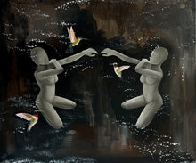 “Connected” by Catherine Erazo, Mixed Media on Canvas