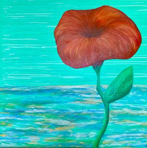 "My Poppy" by Kimberly Campbell, Acrylic on Canvas