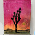 SOLD • Mini-Original Joshua Tree Mixed media with resin 14"X11" Signed on the reverse
