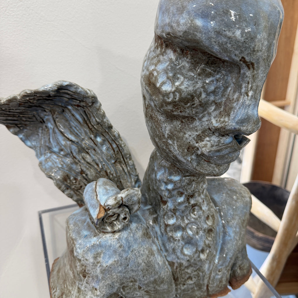 Souzan Zargari 18" Tall X 18" Wide Sculpture Ceramics Pottery Laguna Beach Joshua Tree Artist