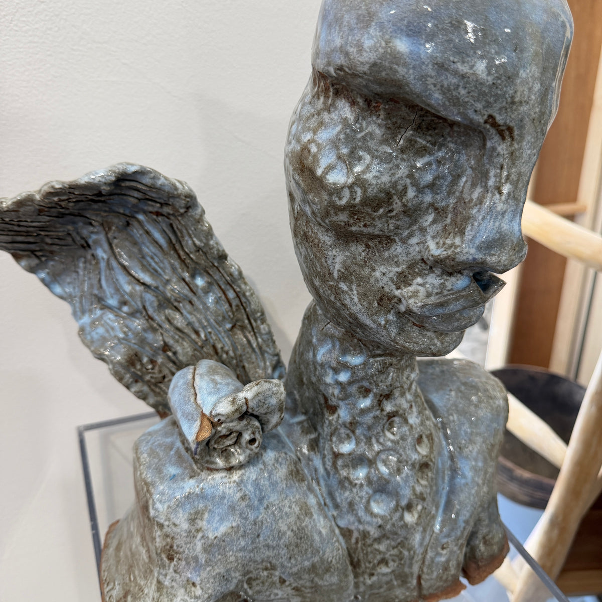 Souzan Zargari 18" Tall X 18" Wide Sculpture Ceramics Pottery Laguna Beach Joshua Tree Artist