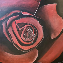 “The Rose” by Christopher Villanueva, Acrylic on Canvas