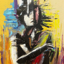 "Sunshine on My Shoulder" by Aaron Allen Marner, Mixed Media on Canvas