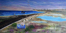 "Cardiff by The Sea" by Moira Lumpkin, Acrylic on Canvas