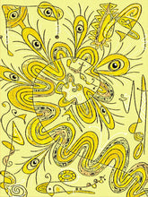 "Yellow Spring" by Noell Ratapu, Digital Artwork on Fine Art Paper