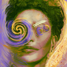 "Spiraling Vision" by Noell Ratapu, Digital Artwork on Fine Art Paper