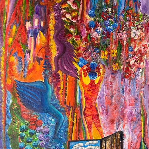 Lavender Haze by Roxana Tabibi, Acrylic on Canvas –  gallery
