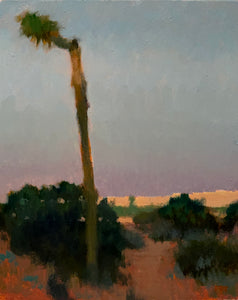 “Ryan Ranch (sunset)” by Francis DiFronzo, Oil over Acrylic and Gouache