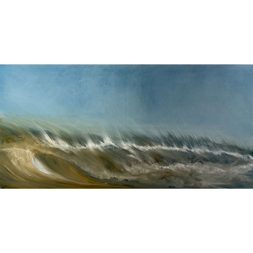 Shane Townley "Desert Wave" Original Abstract 72"X36" Mixed Media
