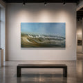 Shane Townley "Desert Wave" Original Abstract 72"X36" Mixed Media