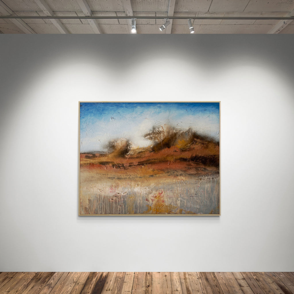 Shane Townley "Immense Reality" Abstract Landscape 60"X48" Original Mixed Media