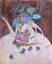 "The Blue Bird" by Suzanne Willis, Mixed Media on Hard Paper