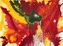 "Vibrant Inferno" by Dalia Ganzel, Acrylic on Canvas