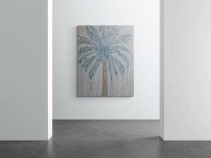 "Palm no.2" by Christy Linton, Mixed Media on Canvas