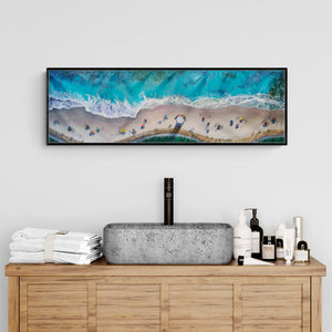 "Laguna Main Beach" by Al Esquerra, Acrylic on Board