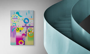 "ING I" by Elise Lee, Acrylic on Canvas