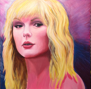 "Taylor Blonde" by Dennis Asbury, Acrylic on Canvas