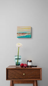"Beachy Waves" by Karen V. Kanas, Acrylic on Canvas