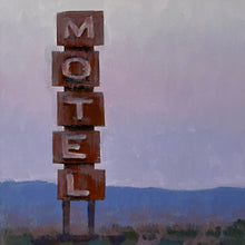 "Motel 2” by Francis DiFronzo, Oil over Acrylic and Gouache