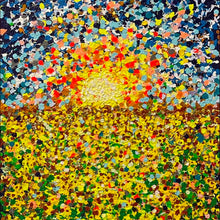 “Sun Flowers” by Ron Hust, Acrylic on Canvas