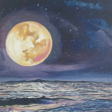 "Moon Light" by Manpreet K. Chawla, Acrylic on Canvas Panel