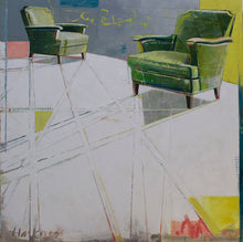 "Chair Talk" by Anne Harkness, Oil on Canvas