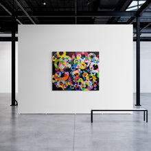"Being in Black" by Elise Lee, Acrylic on Canvas