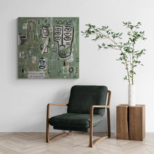 "Emerald" by Jack Muschog, Mixed Media on Canvas
