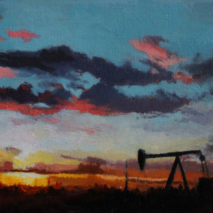 "Sunset" by Jeff Pavone, Oil on Canvas