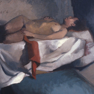 "Reclining Female Nude" by Jeff Pavone, Oil on Canvas