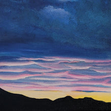 "Clouds Rolling In" by Cecilia Kelleher, Acrylic on Canvas