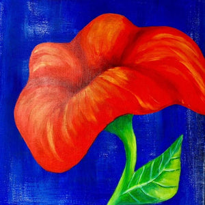 "My Poppy" by Kimberly Campbell, Acrylic on Canvas