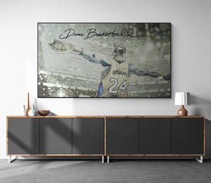 "Dear Basketball" by Jay Nadeau, Glass Mosaic
