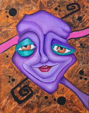 "Purple" by Maureen Thompson, Acrylic on Canvas