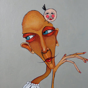"Subconscious" by Maureen Thompson, Acrylic on Canvas
