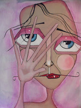 "Don’t Look" by Maureen Thompson, Acrylic on Canvas