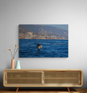 "A Surfers Soul" by Taylor Elam, Archival Pigment Print on Gallery Wrapped Canvas