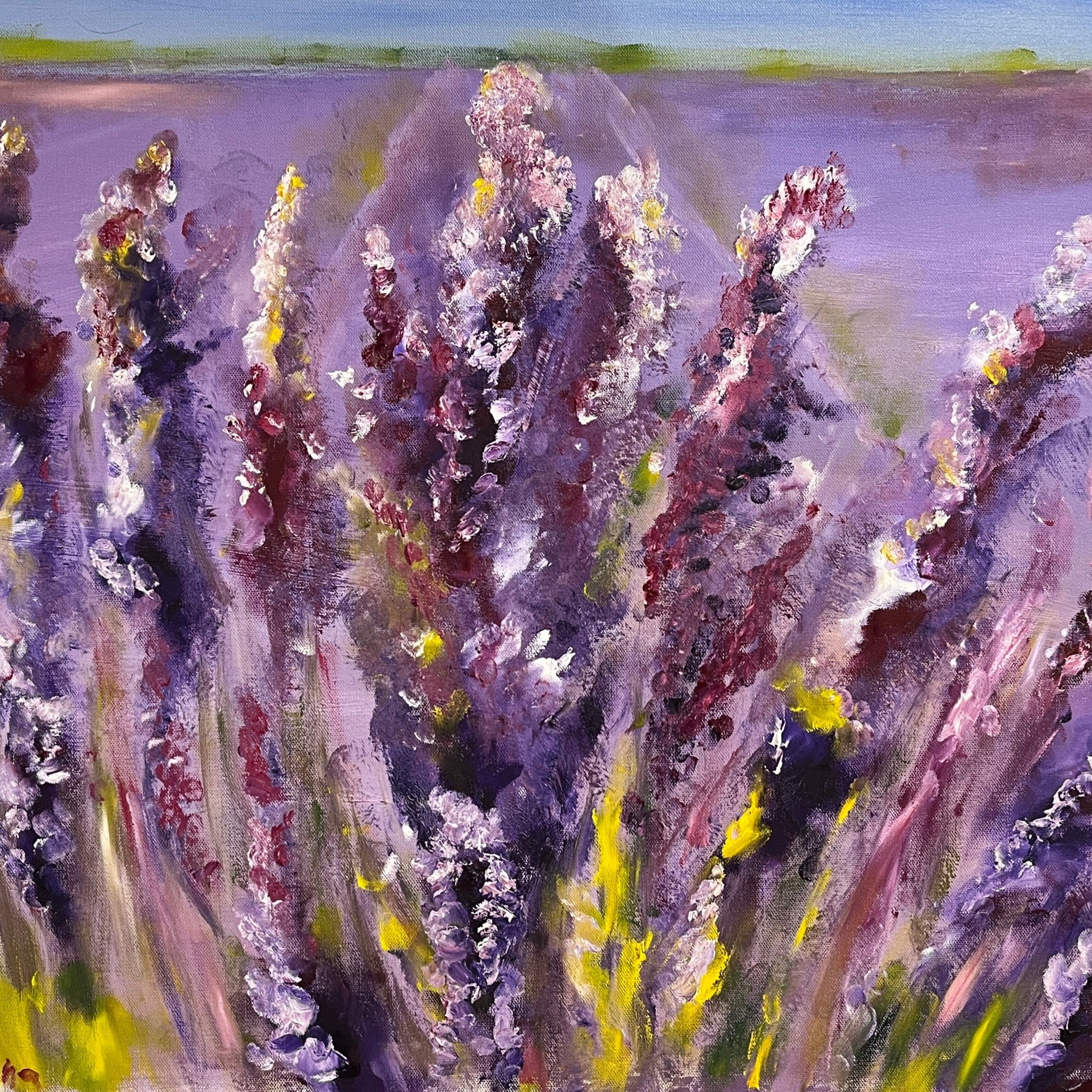 Lavender Haze by Roxana Tabibi, Acrylic on Canvas –