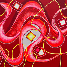 "The Strength of the Circle" by Sarah Grant Hallhuber, Acrylic on Canvas