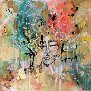 “We’ve Been Waiting for You” by Scotti Taylor, Mixed Media on Canvas