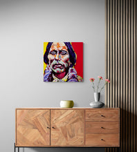"Quanah Parker Comanche War Leader" by Sergio Mariscal, Acrylic on Canvas