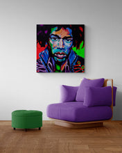 "Hendrix Mojo Man" by Sergio Mariscal, Acrylic on Canvas