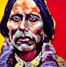 "Quanah Parker Comanche War Leader" by Sergio Mariscal, Acrylic on Canvas