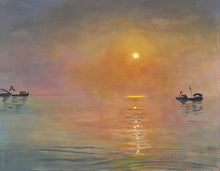 "Ganga – Pure and Sublime" by Sunil Joishy, Acrylic on Canvas