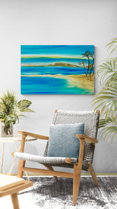 "Calie Coast" by Karen V. Kanas, Acrylic on Canvas