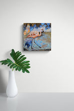 "Lagoon Bloom" by Arina Luma, Mixed Media on Canvas