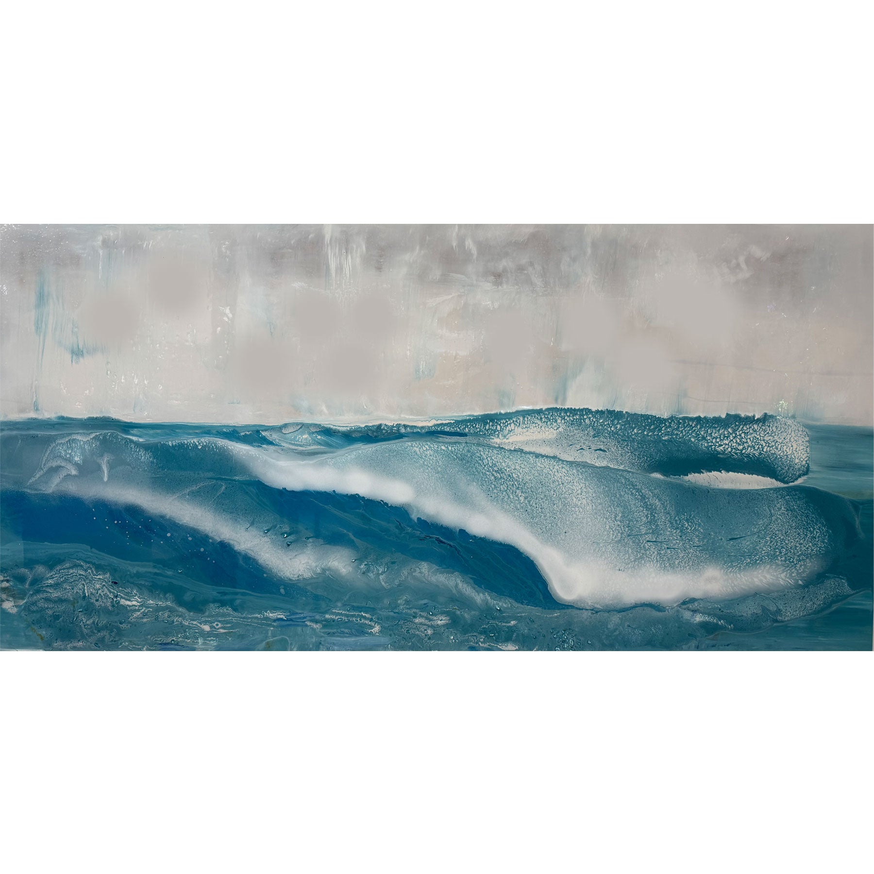 Shane Townley "ROLLING IN" Original Abstract 72"X36" Mixed Media